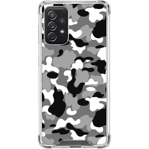 Neutral Street Camo Galaxy A72 5G Clear Case